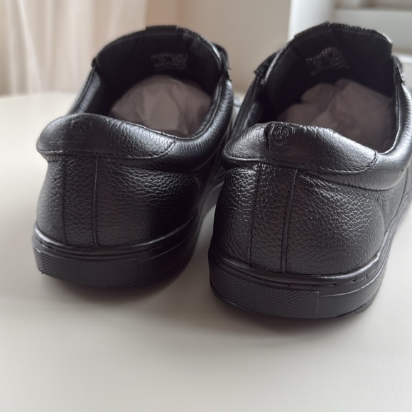 Men’s Black Leather Sneakers Massimo Dutti, Size EU 43 (US 10) - Picture 6 of 12